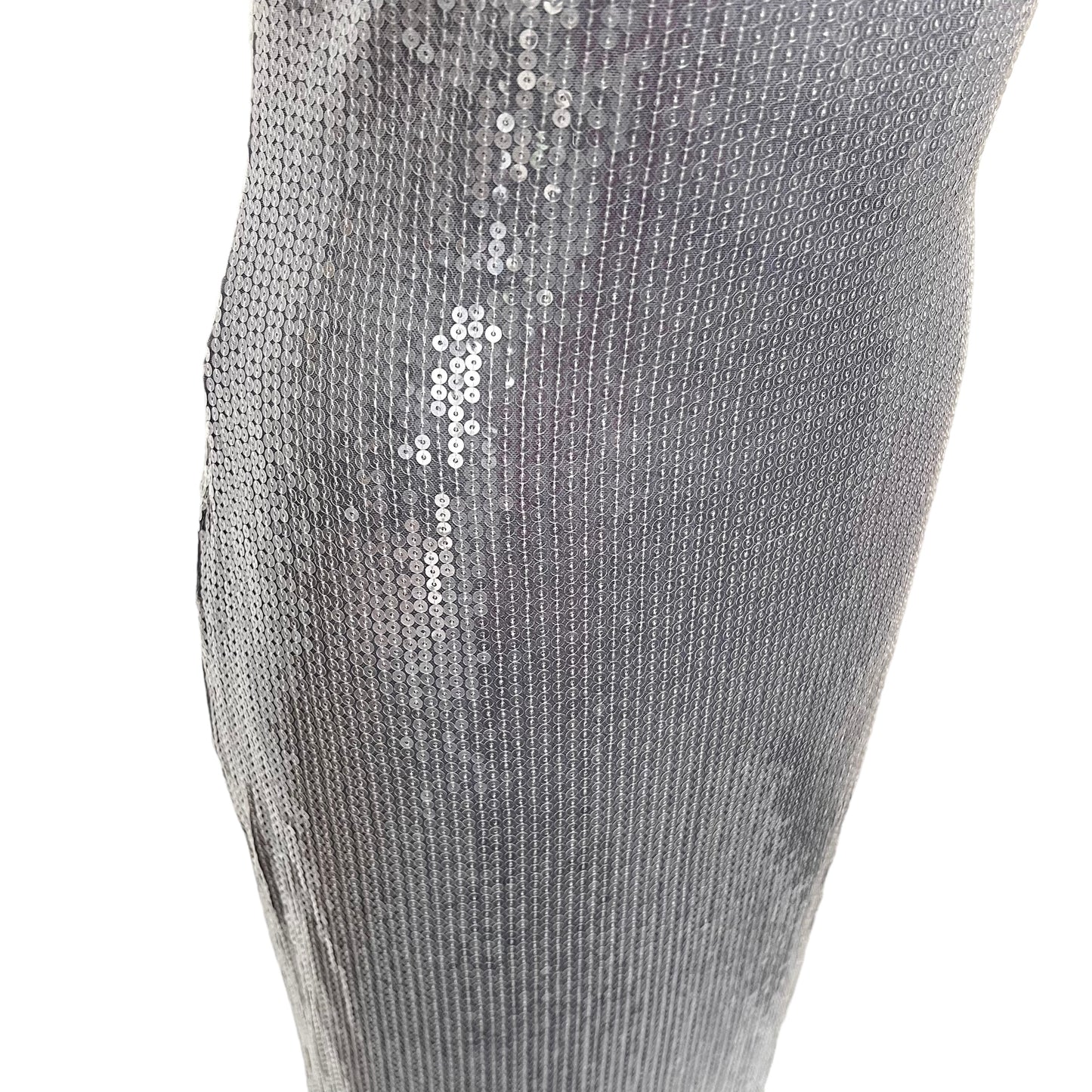 ZARA new sequinned ombre grey silver cami long sexy party dress size M 7901/244